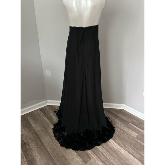 Mac Duggal Black Strapless Maxi Dress - Picture 6 of 9